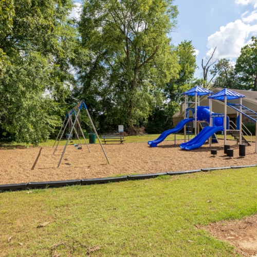 Playground Playground with swings and slides
